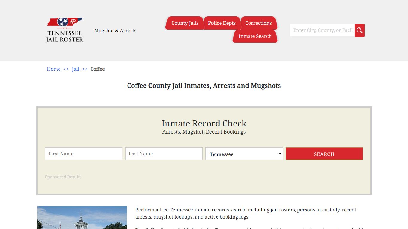 Coffee County Jail Inmates, Arrests and Mugshots - Jail Roster Search